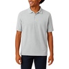 image:imageFrench Toast Unisex Adult Pique Polo Standard amp HuskyHeather Gray