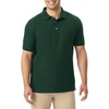 image:imageFrench Toast Unisex Adult Pique Polo Standard amp HuskyHunter Green
