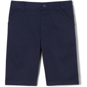 French Toast Girls Adaptive Bermuda Shorts with Hook and Loop Closure(Navy)
