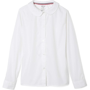 French Toast Girls’ Pull-On Bow Front Shorts(White)