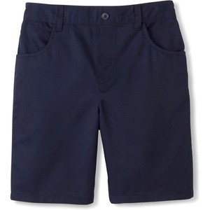 French Toast Girls’ Pull-On Twill Shorts(Navy)