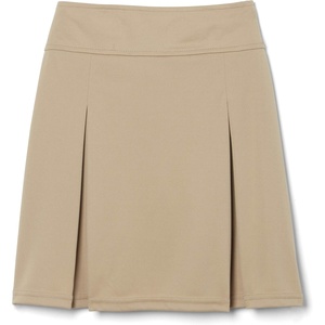French Toast Girls’ Pull-on Kick Pleat Scooter School Uniform Skirt(Khaki)