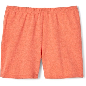 French Toast Girls’ Stretch Kick Short Bike Shorts(Fiery Coral Heather)