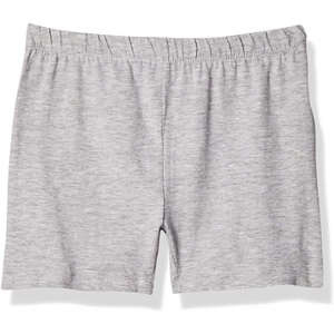French Toast Girls’ Stretch Kick Short Bike Shorts(Heather Gray)