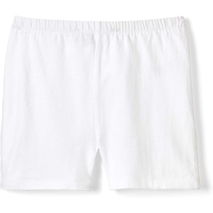 French Toast Girls’ Stretch Kick Short Bike Shorts(White)