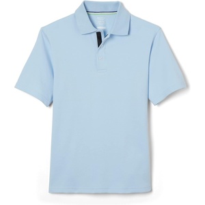 French Toast Kids’ Adaptive Short Sleeve Polo Shirt(Light Blue)