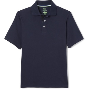 French Toast Kids’ Adaptive Short Sleeve Polo Shirt(Navy)