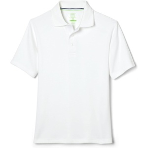 French Toast Kids’ Adaptive Short Sleeve Polo Shirt(White)