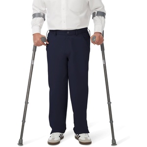French Toast Men’s Adaptive Relaxed Fit Stretch Twill Pant(Navy)