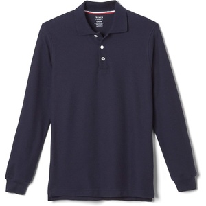 French Toast Men’s Moisture Wicking Performance Sport Polo Short Sleeve Shirt(Navy)