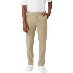 French Toast Men’s Straight Fit Stretch Twill Chino Pant(Khaki)