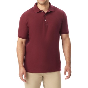 French Toast Unisex Adult Pique Polo (Standard & Husky)(Burgundy)