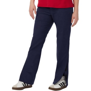French Toast Women’s Adaptive Straight Fit Stretch Twill Pant(Navy)