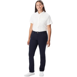 French Toast Women’s Straight Fit Stretch Twill Uniform Pant(Navy)