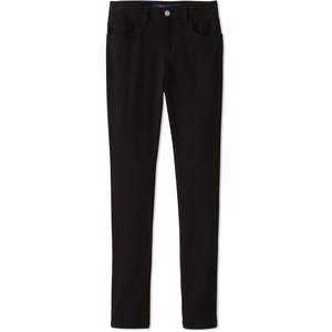 French Toast Women’s Super Stretch Skinny Uniform Pants with Pockets(Black)