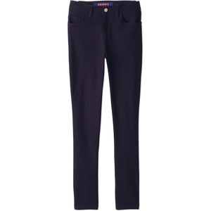 French Toast Women’s Super Stretch Skinny Uniform Pants with Pockets(Navy Blue)