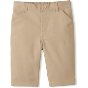 French Toast Women’s and Teen’s Adaptive Stretch Twill Bermuda Short(Khaki)