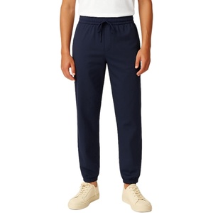 French Toast Young Men’s Pull-On Stretch Twill Jogger with Zipper Pockets(Navy)
