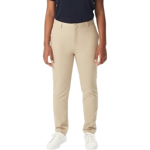 French Toast Young Women’s Slim Fit Stretch Twill Pant(Khaki)